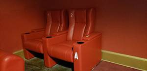 lot 355 image: Lot of 2 Luxury Media Lounge Chairs CHAIRS DO NOT HAVE POWER