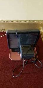 lot 222 image: Elo Point Of Sale Terminal w Epson Model M244A Printer