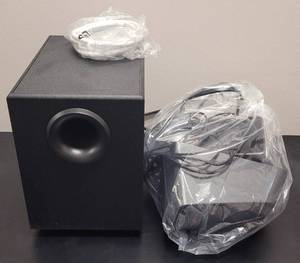 lot 31 image: LOGITECH Z213 MULTIMEDIA SPEAKER. MODEL S-00143 AS SHOWN.