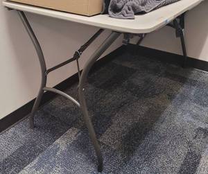 lot 37 image: 5 FT FOLDING TABLE AS SHOWN