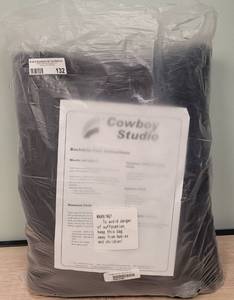 lot 132 image: COWBOY STUDIO BLACK BACKDROP