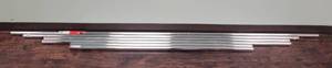 lot 144 image: LOT OF 6 ROUND CLOSET RODS IN ASSORTED SIZES. (SOLD 6 X THE MONEY)