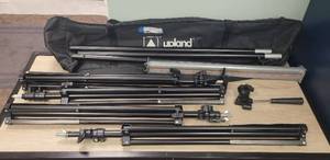 lot 143 image: UPLAND TRIPODS KIT AS SHOWN.