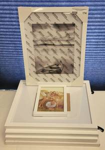 lot 174 image: LOT OF PICTURE FRAMES AS SHOWN.