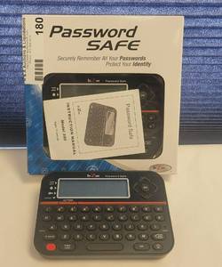 lot 180 image: (2) PASSWORD SAFE MODEL 595 AS SHOWN.