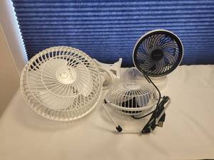 lot 228 image: LOT OF SMALL PERSONAL FANS IN STYLES SHOWN.