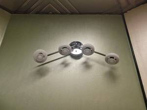 lot 111 image: LIGHT FIXTURE IN DESIGN AND STYLE AS SHOWN.