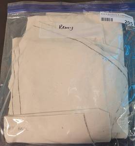 lot 205 image: LOT OF FABRIC  MATERIAL AS SHOWN.