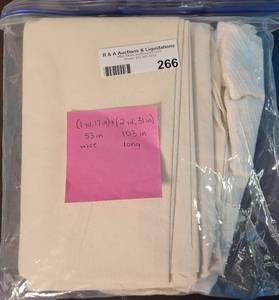 lot 266 image: LOT OF FABRIC  MATERIAL IN DESIGN AND COLOR AS SHOWN.