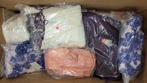 lot 496 image: LOT OF 32 NEW DRESSES IN ASSORTED STYLES, COLORS, AND SIZES AS SHOWN. SEE ALL PICTURES (SOLD 32 X THE MONEY)