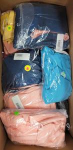 lot 430 image: LOT OF 28 NEW DRESSES IN STYLES, DESIGNS, AND COLORS SHOWN. (SOLD 28 X THE MONEY)