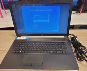 lot 533 image: HP NOTEBOOK LAPTOP MODEL 17-CA0008CY WITH POWER CORD AS SHOWN.