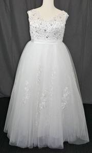 lot 73 image: SEQUINS WEDDING DRESS IN DESIGN AND COLOR AS SHOWN.
