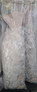 lot 17 image: LOT OF 2 NEW WEDDING IVORY FLARE DRESSES IN STYLE, DESIGN, AND COLOR SHOWN. (SOLD 2 X THE MONEY)