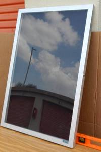 lot 3 image: METAL FRAMED FELT LETTER BOARD - LIKE NEW