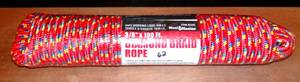 lot 62 image: NEW IN PACKAGE DIAMOND BRAND 38 X 100 FT ROPE WITH INCREDIBLE  1,600 LB TENSILE STRENGTH 