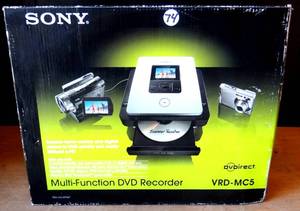 lot 74 image: NEW IN BOX - Sony VRD-MC5 - Multi Function DVD recorder DVDirect $$$ - CHECK COMPS