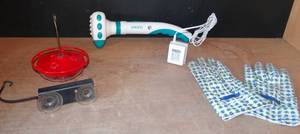 lot 81 image: HOMEMEDICS VARIABLE SPEED MASSAGE AND MISC LOT