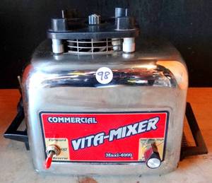 lot 98 image: Vintage Commercial VITA-MIXER Maxi-4000 Blender (BASE ONLY)