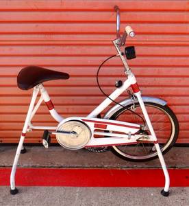 lot 113 image: VINTAGE EXCEL THE EXERCISE COMPANY STATIONARY BIKE