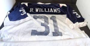 lot 146 image: DALLAS COWBOYS ROY WILLIAMS #31 NFL SILKSCREENED JERSEY - SIZE XXL