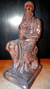 lot 225 image: SOCRATES - AWESOME Large Vintage Statue 23 inch Tall 