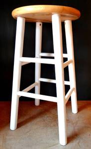 lot 240 image: NICE 24 TALL BAR STOOL