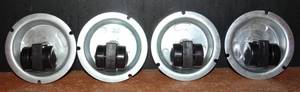 lot 262 image: SET OF 4 ROLLING CASTERS AS SHOWN - 4 WIDE
