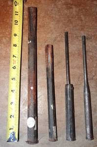 lot 279 image: VINTAGE LOT OF STEEL PUNCHES