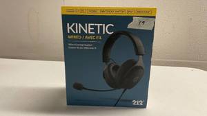 lot 39 image: Kinetic Wired Gaming Headphones w Mic for any system