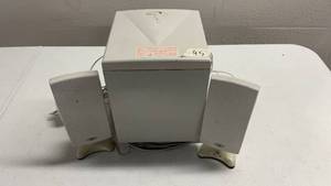 lot 95 image: Cyber Acoustic Computer 3pc Computer Speakers