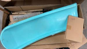 lot 125 image: Blue Slide for Kids Playhouse Outdoor (Big and Heavy)