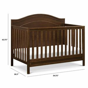 lot 164 image: Davinci Charlie 4-in-1 Black Convertible Crib (In Box)