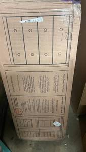 lot 172 image: Adeptus Four Drawer Black Chest 39x30x15 (In Box)