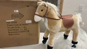 lot 167 image: Happy Traits Ride on Horse for Toddlers (In Box)