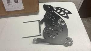 lot 203 image: Rabbit Bunny Silhouette Dcor Wind & Weather (1pc)