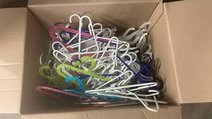 lot 220 image: Box of Kids Clothes Hanger