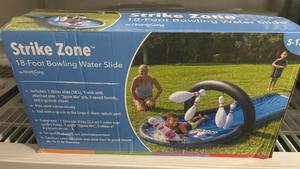 lot 260 image: Strike Zone Water Slide Bowling 18ft HearthSong