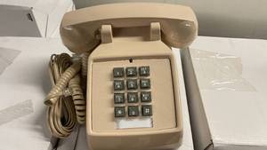 lot 297 image: Old Vintage Phone Beige Color (New in box) - Lot of 3