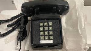 lot 300 image: Old Vintage Phone Black Color (New in Box) - Lot of 3