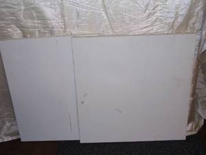 lot 197 image: Two 24 x 24 Blank Art Canvas