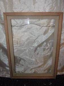 lot 202 image: Handmade Museum Grade Delicate Frame With Glass 20 x 15