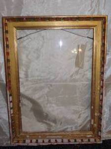 lot 204 image: Handmade Museum Grade Delicate Frame with Glass 23 x 19
