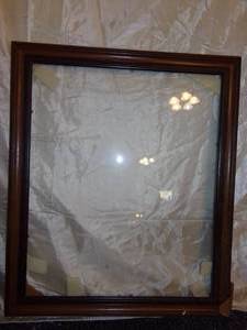 lot 207 image: Handmade Delicate Frame with Museum Grade Glass 32 x 26