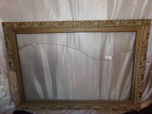 lot 215 image: Handmade Delicate Frame with Museum Grade Glass 25 x 17.5