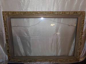 lot 216 image: Handmade Delicate Frame with Museum Grade Glass 25 x 17.5