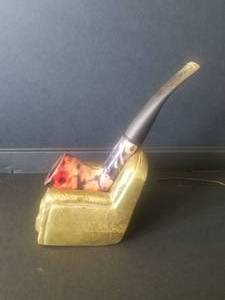 lot 28 image: Vintage Estate smoking pipe - Fancy Bruyere