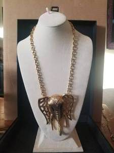 lot 214 image: Large Elephant necklace