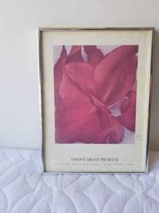 lot 39 image: Framed poster from Amon Carter MuseumGeorgia OKeeffe - 12 by 16