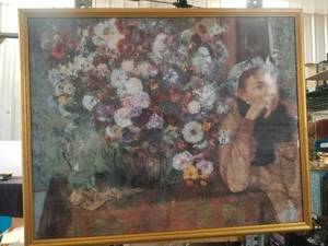 lot 51 image: Framed print - 27 by 34